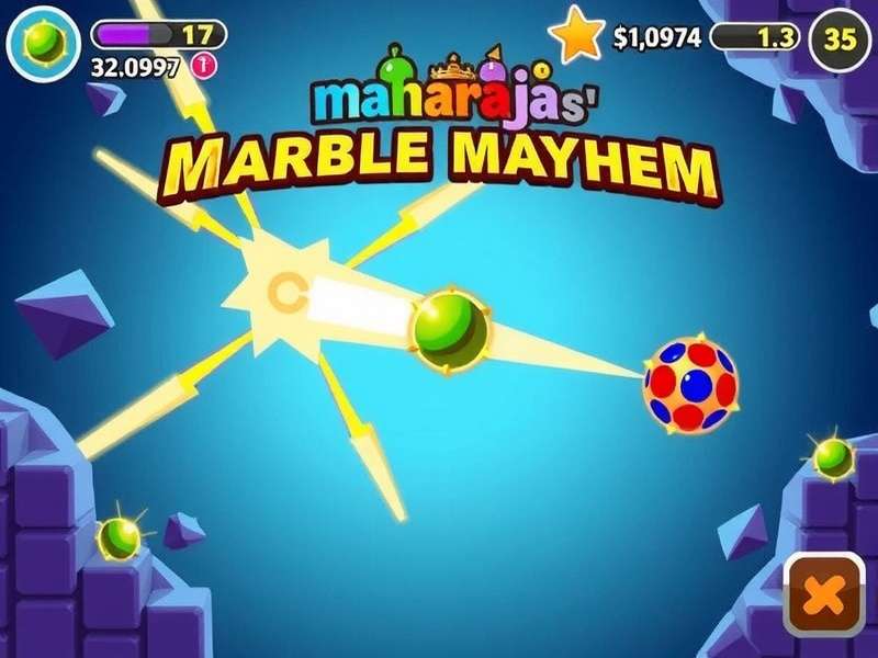 Maharaja S Marble Mayhem Gameplay Screenshot